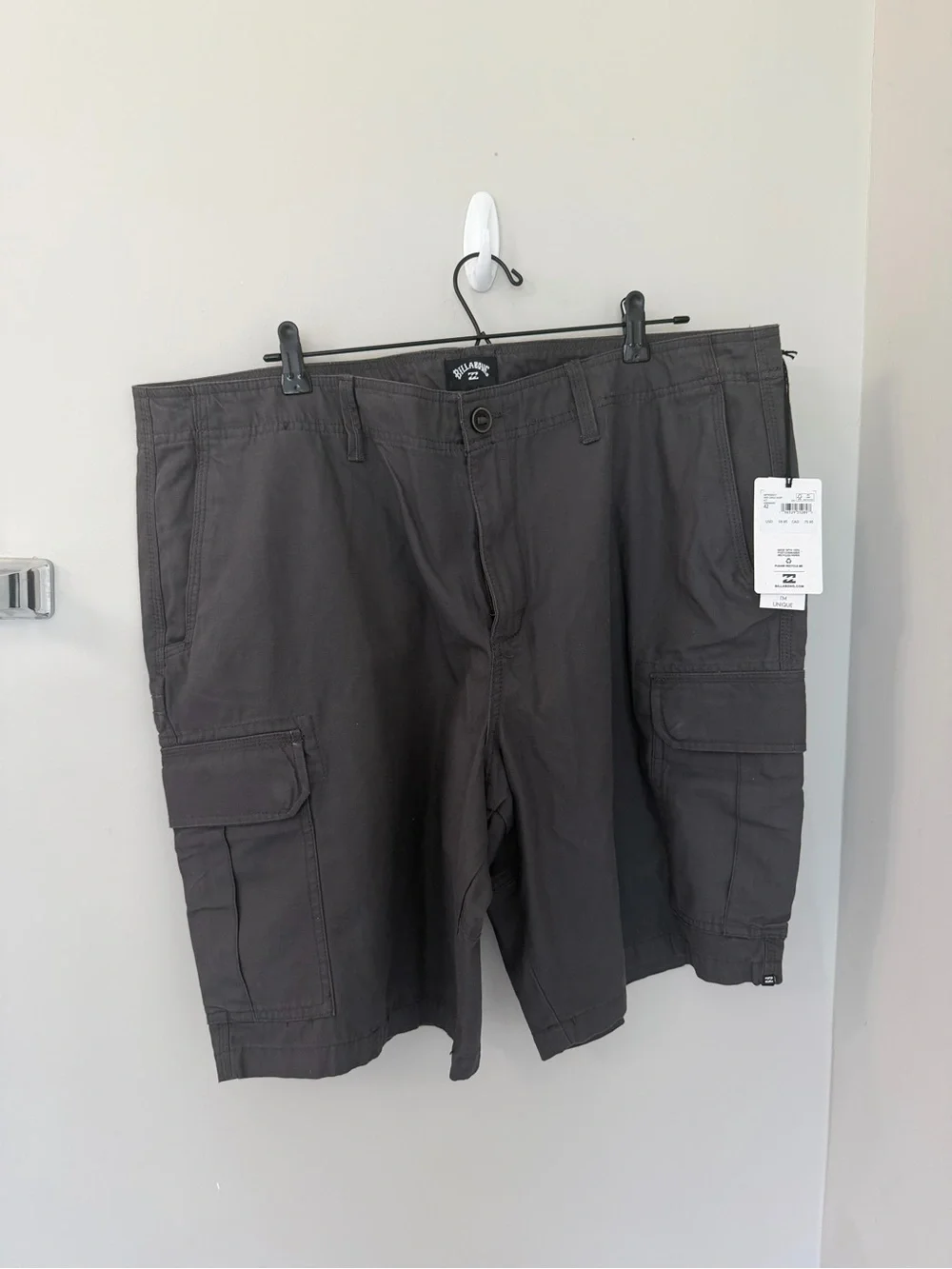 Billabong Men's Charcoal Cargo Shorts